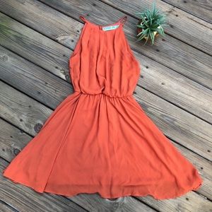 Francescas’s Orange Dress Size Small